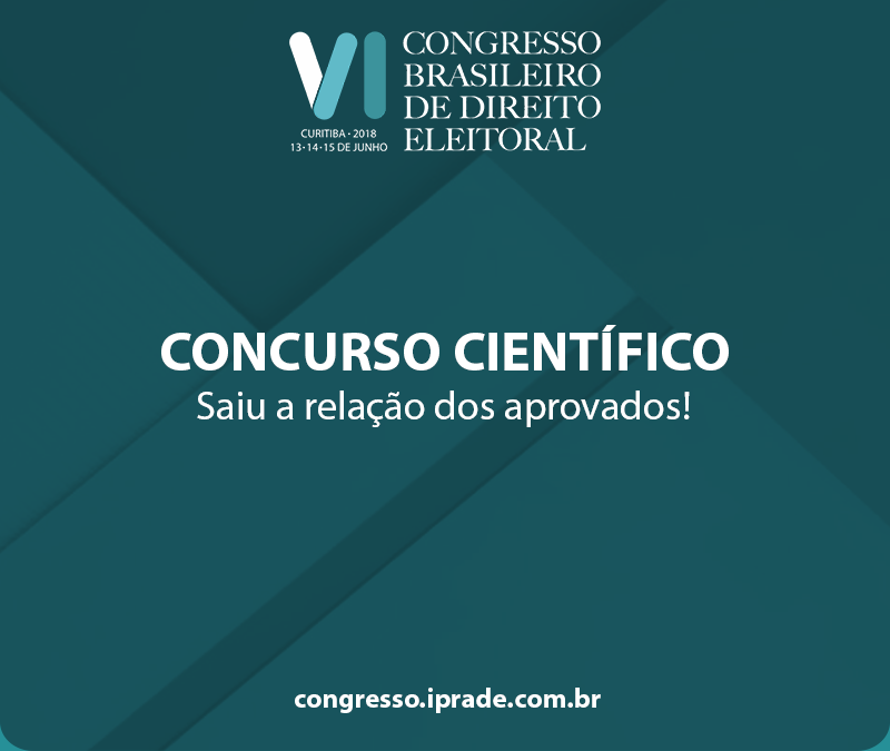 Concurso Científico: Divulgada a relação dos resumos aprovados