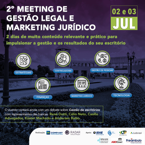 Iprade apoia 2˚ Meeting de Gestão Legal e Marketing Jurídico