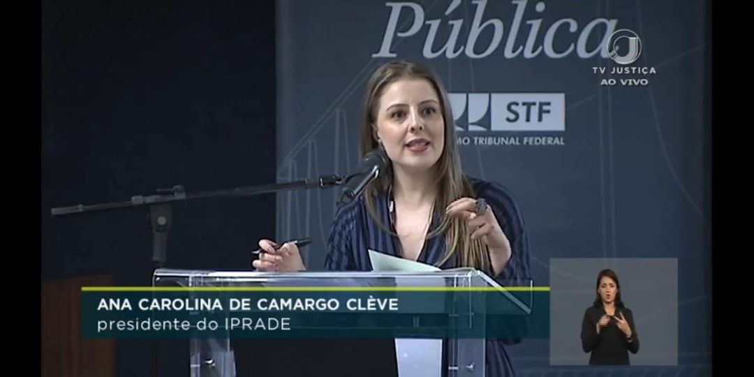 Iprade participa de audiência pública sobre candidaturas avulsas no STF