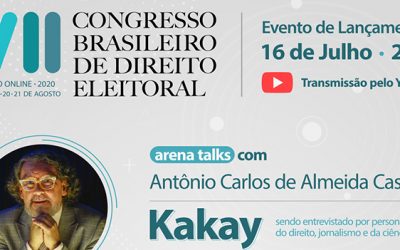 Lançamento do Congresso Brasileiro de Direito Eleitoral traz debate sobre Direito e Mídia com Kakay