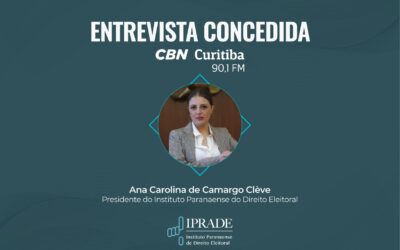 Presidente do Iprade fala sobre reforma eleitoral em entrevista à CBN Curitiba