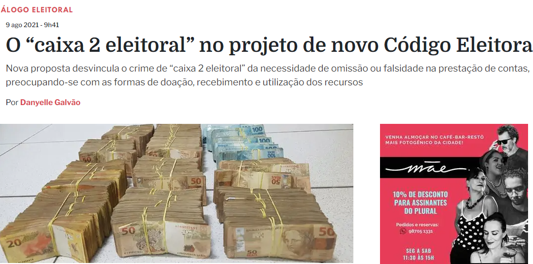 caixa 2 eleitoral